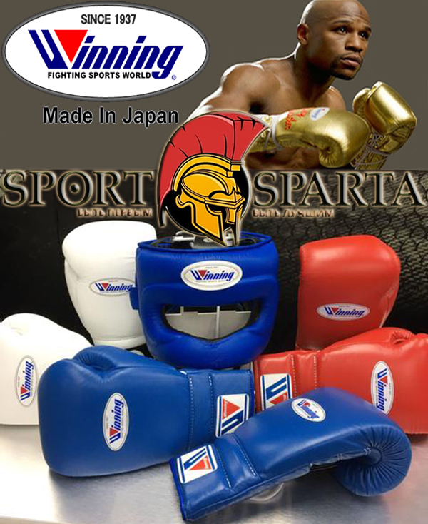 Тренировочные боксерские перчатки WINNING MS-200-B Velcro Boxing Gloves Japanese Style